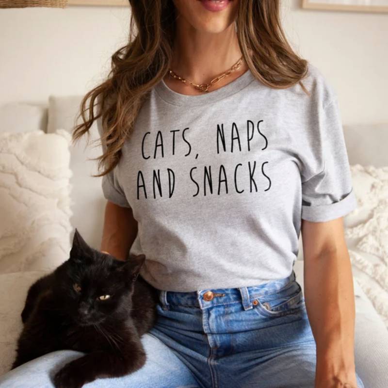 Cats Naps Snacks T-Shirt