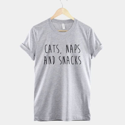 Cats Naps Snacks T-Shirt