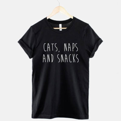 Cats Naps Snacks T-Shirt