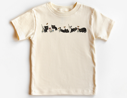 Kid's Black Cat T-Shirt