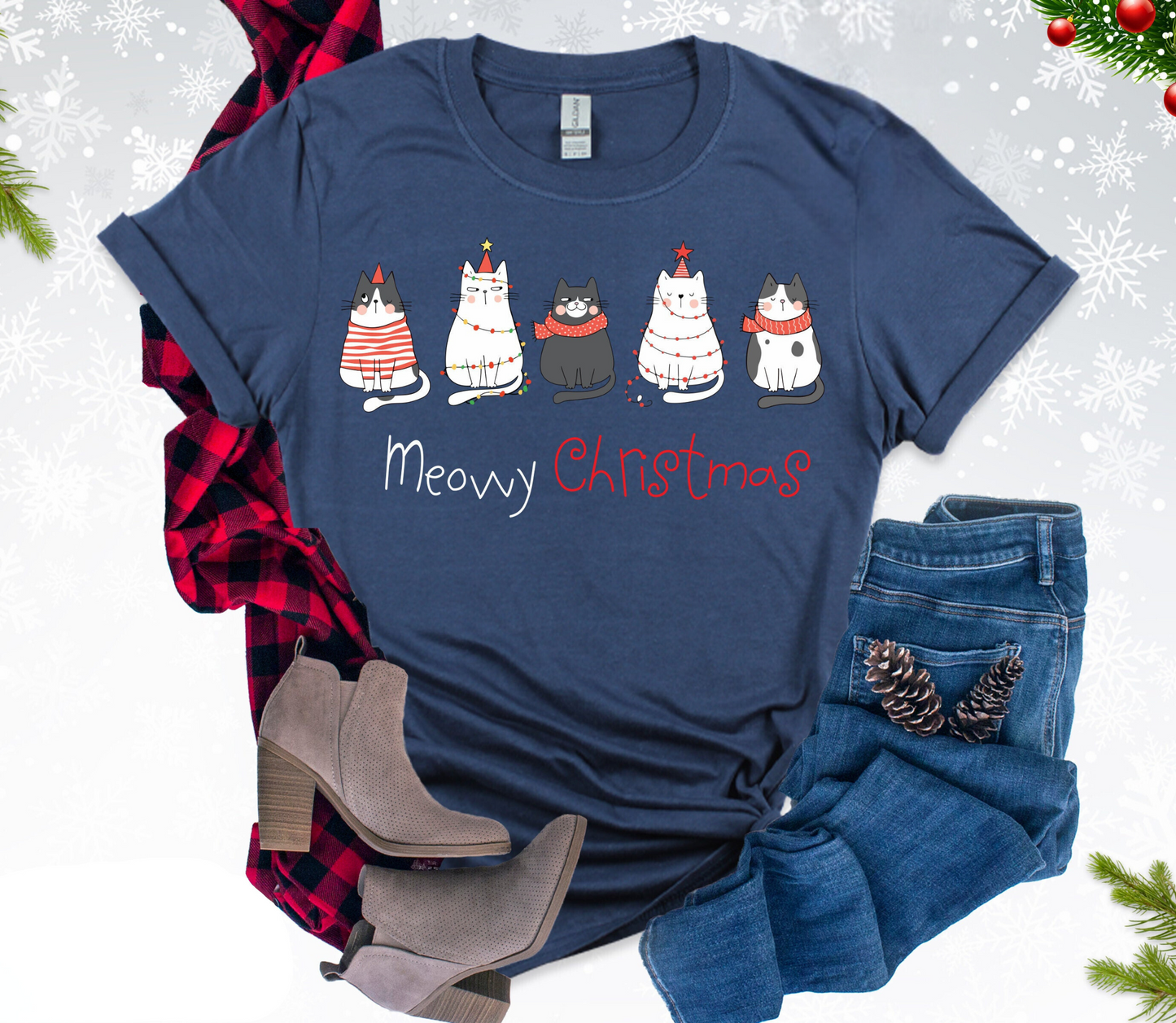 Moewy Christmas T-Shirt