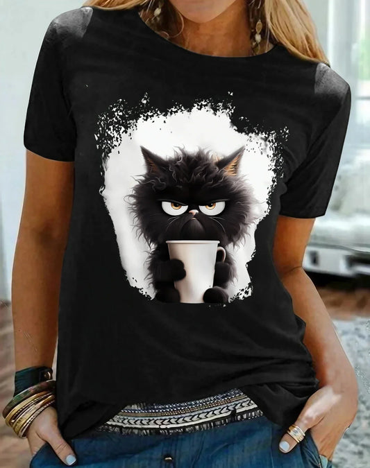 Angry Cat Tee V2