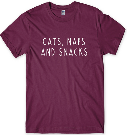 Cats Naps Snacks T-Shirt