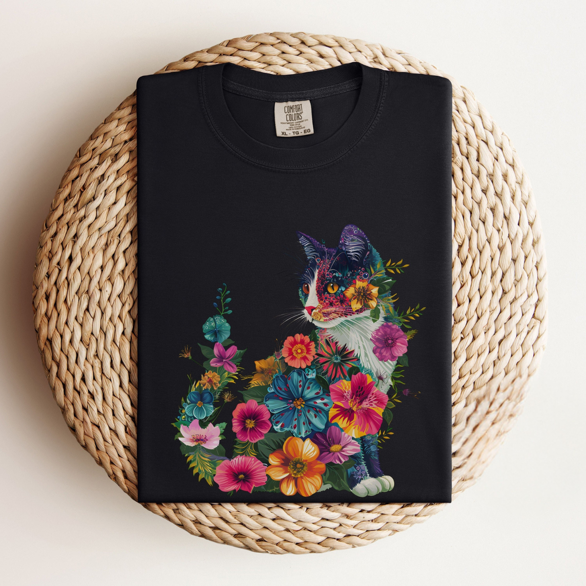 Floral Cat Tee