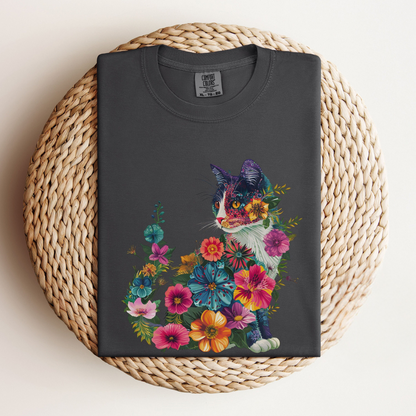 Floral Cat Tee