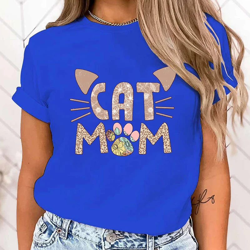 Cat Mom T-Shirt