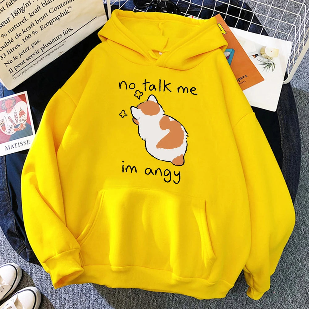 No Talk Me Hoodie