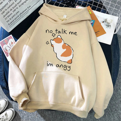 No Talk Me Hoodie