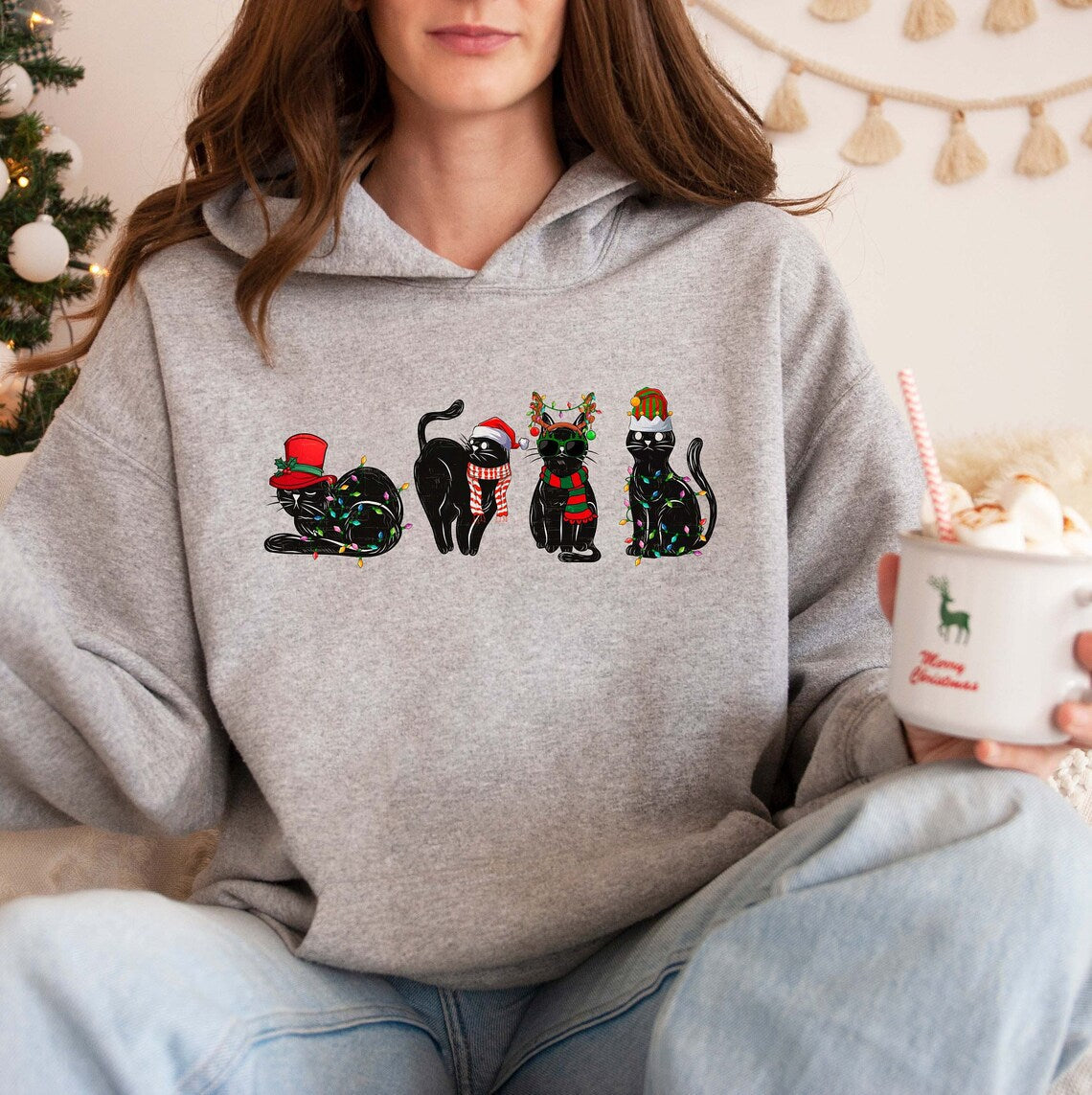 The Christmas Cat Sweater