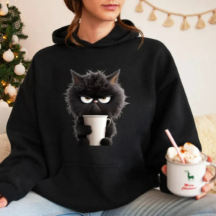 Angry Cat Hoodie