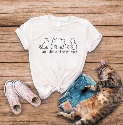 Un Deux Trois Cat Tee V2