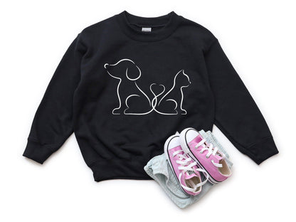 Cat Dog Love Sweater