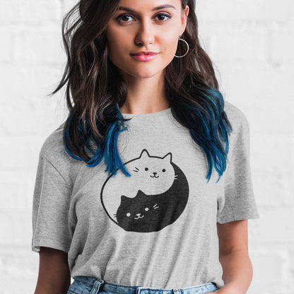 Yin Yang Cat Tee