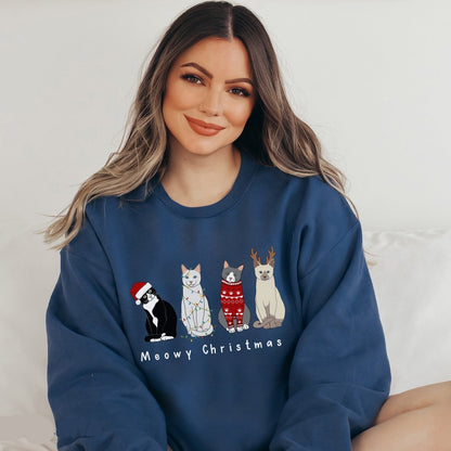 Meowy Christmas Sweatshirt