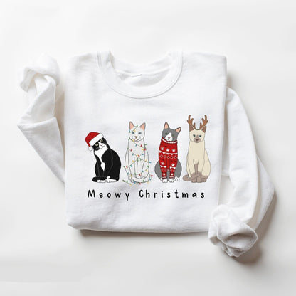 Meowy Christmas Sweatshirt