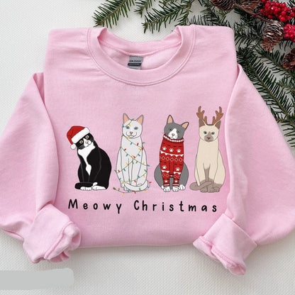 Meowy Christmas Sweatshirt