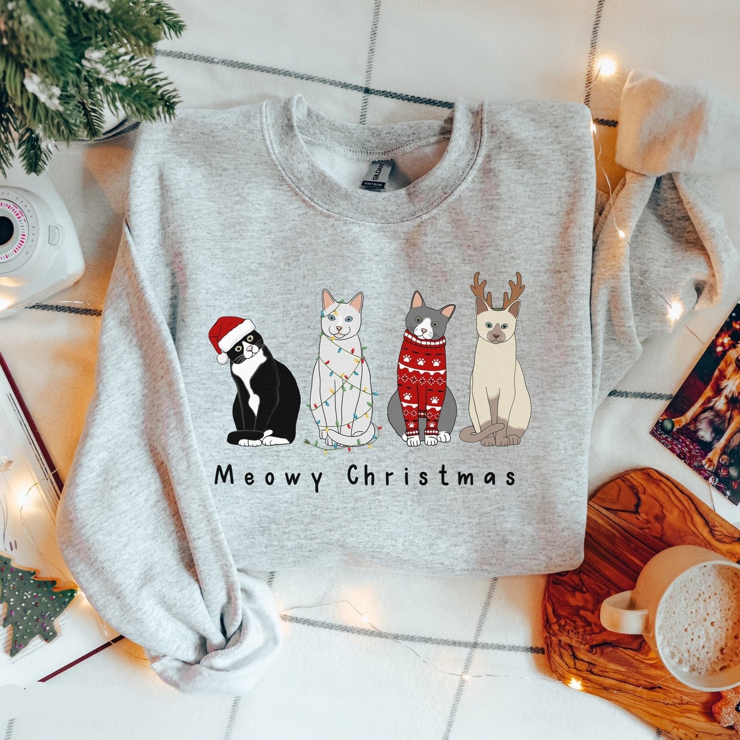 Meowy Christmas Sweatshirt