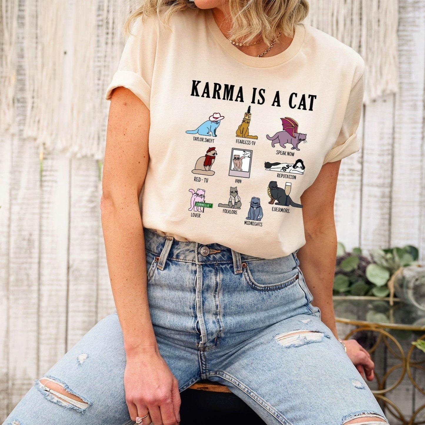 Karma Is A Cat Tee