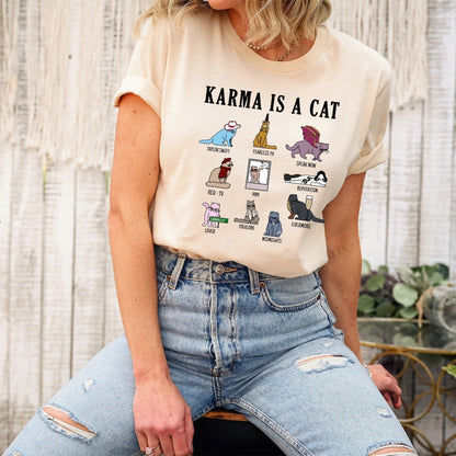 Karma Is A Cat Tee