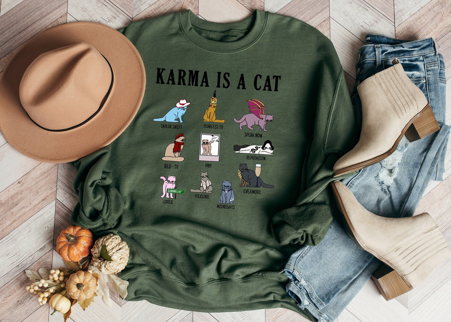 Karma Is A Cat Tee