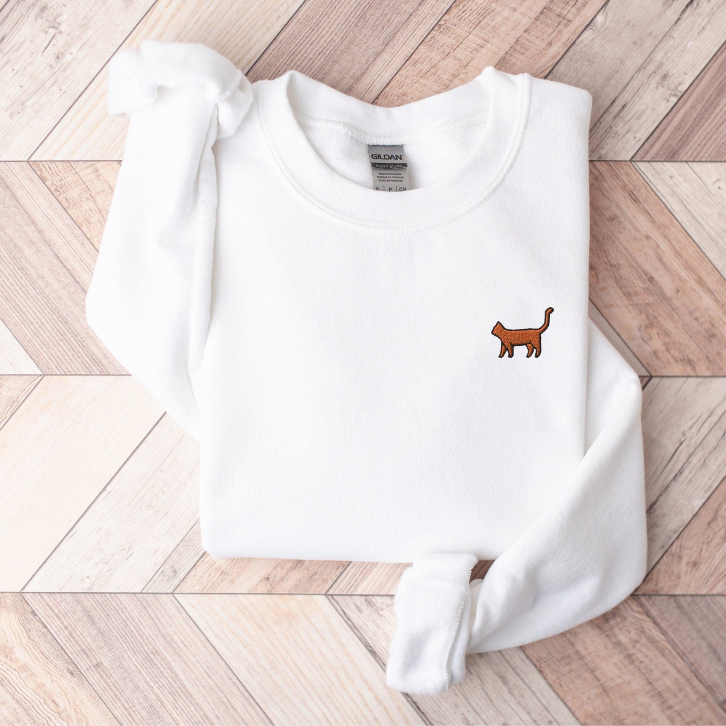 Orange Cat Sweater