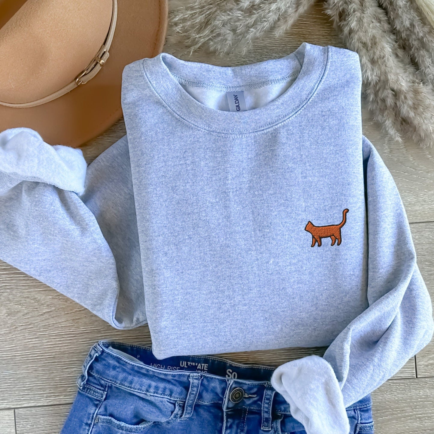 Orange Cat Sweater