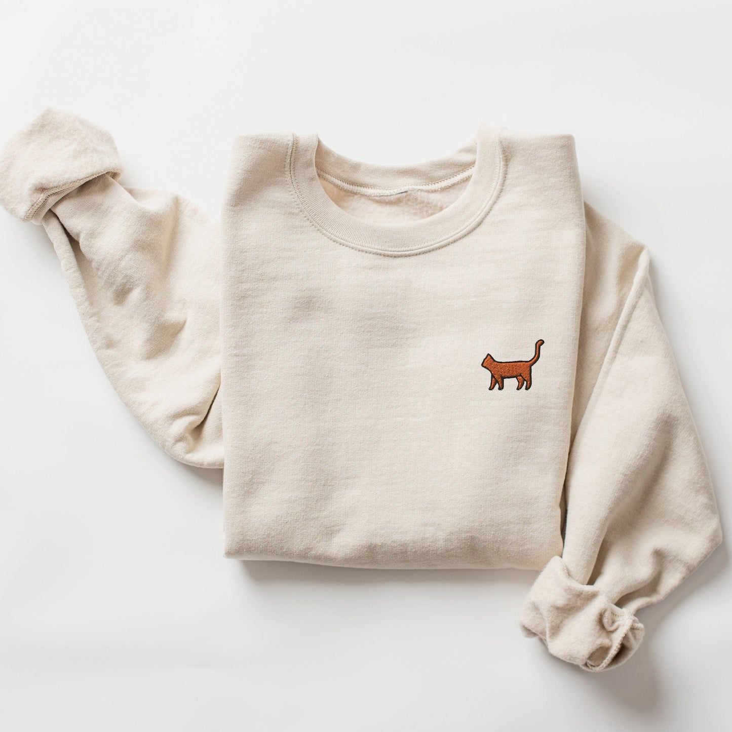 Orange Cat Sweater