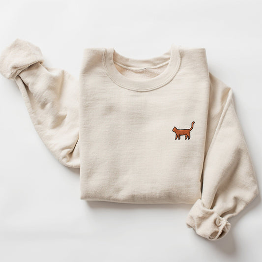 Orange Cat Sweater