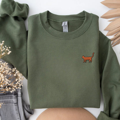 Orange Cat Sweater