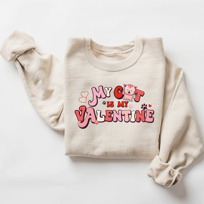 My Cat Is My Valentine Sweater V2