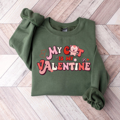 My Cat Is My Valentine Sweater V2