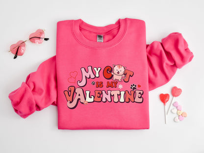 My Cat Is My Valentine Sweater V2