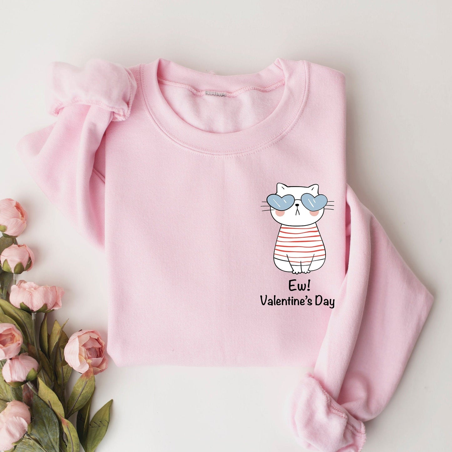 Cat Lover Valentine Sweater