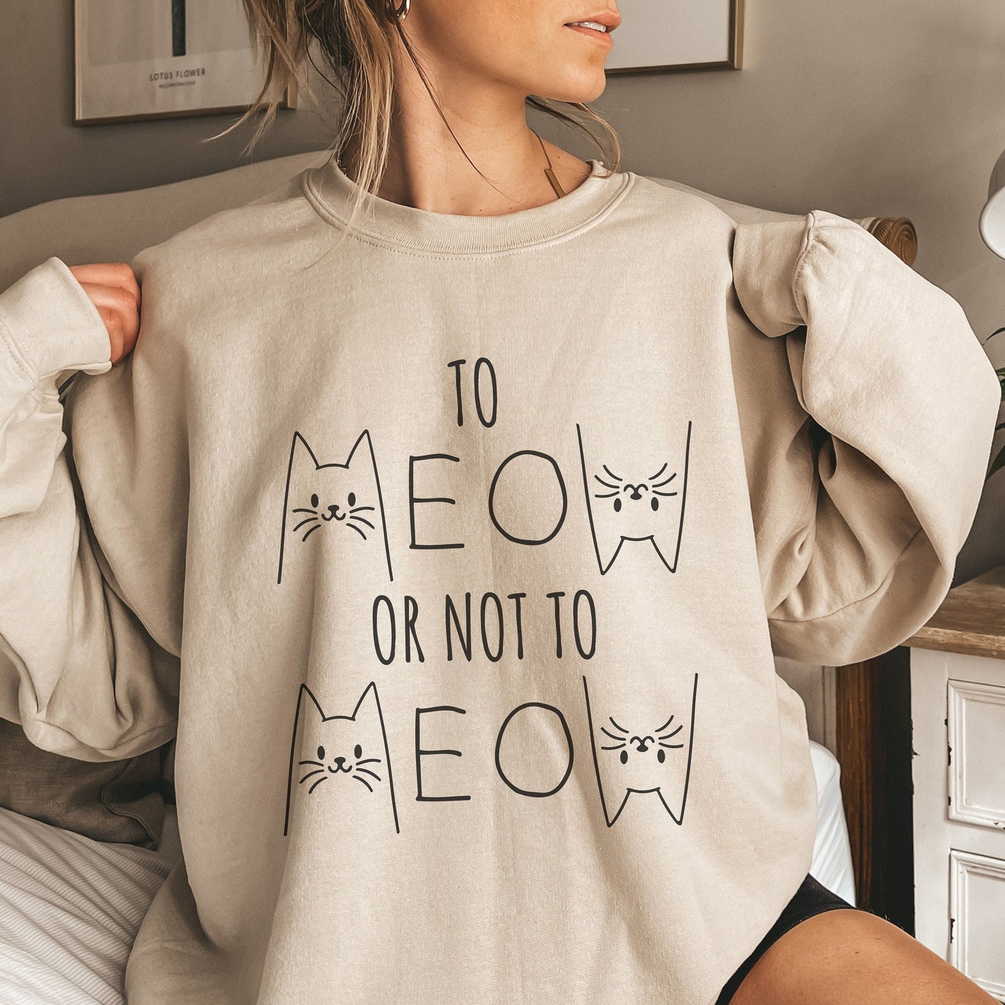 To Meow Sweater