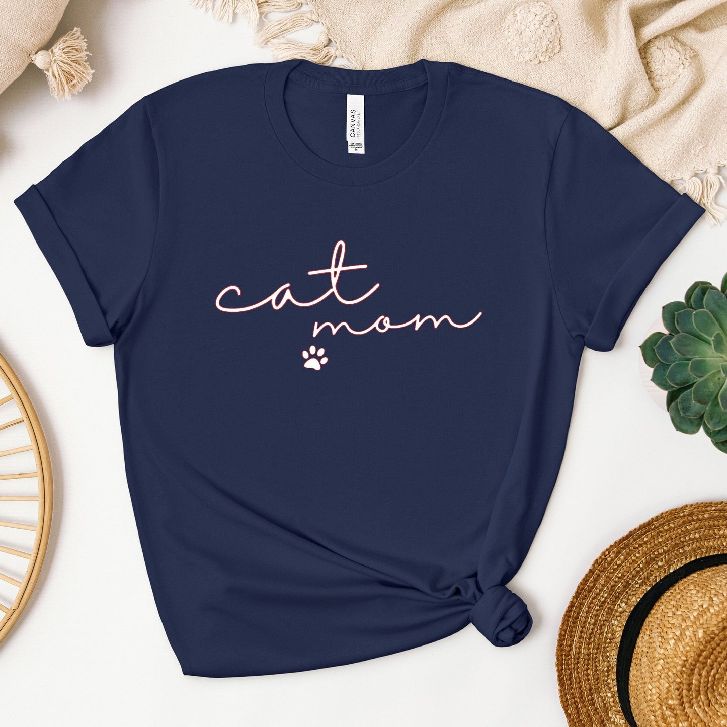 Cat Mom Tee V4