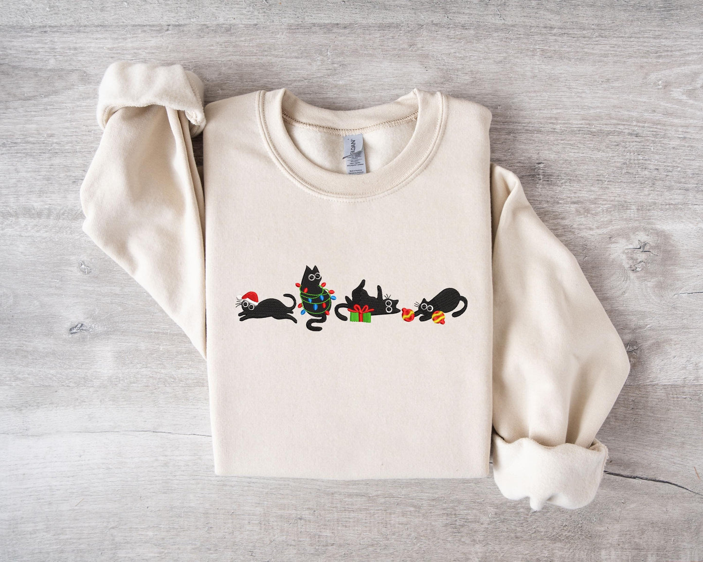 Cute Christmas Cat Sweater