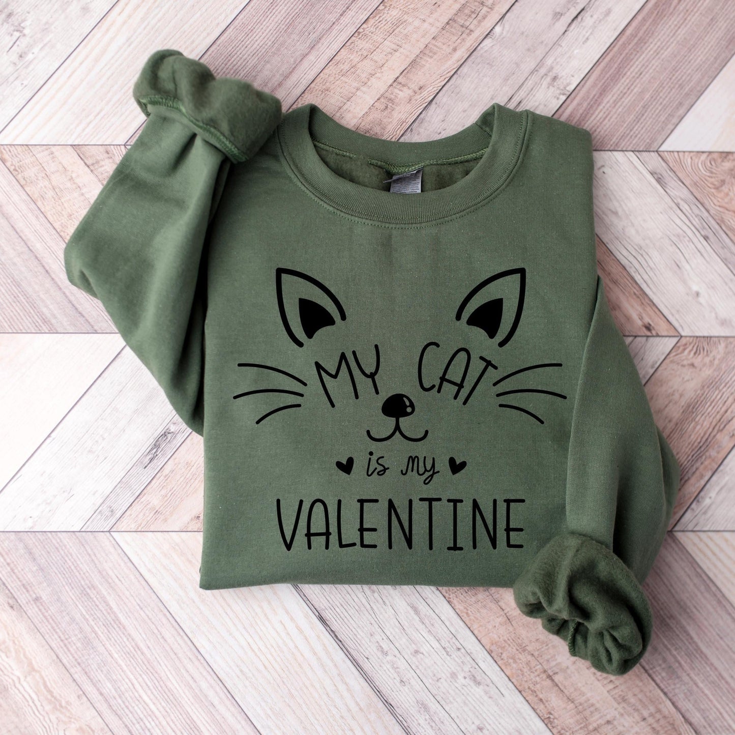 My Cat Is My Valentine Sweater V3