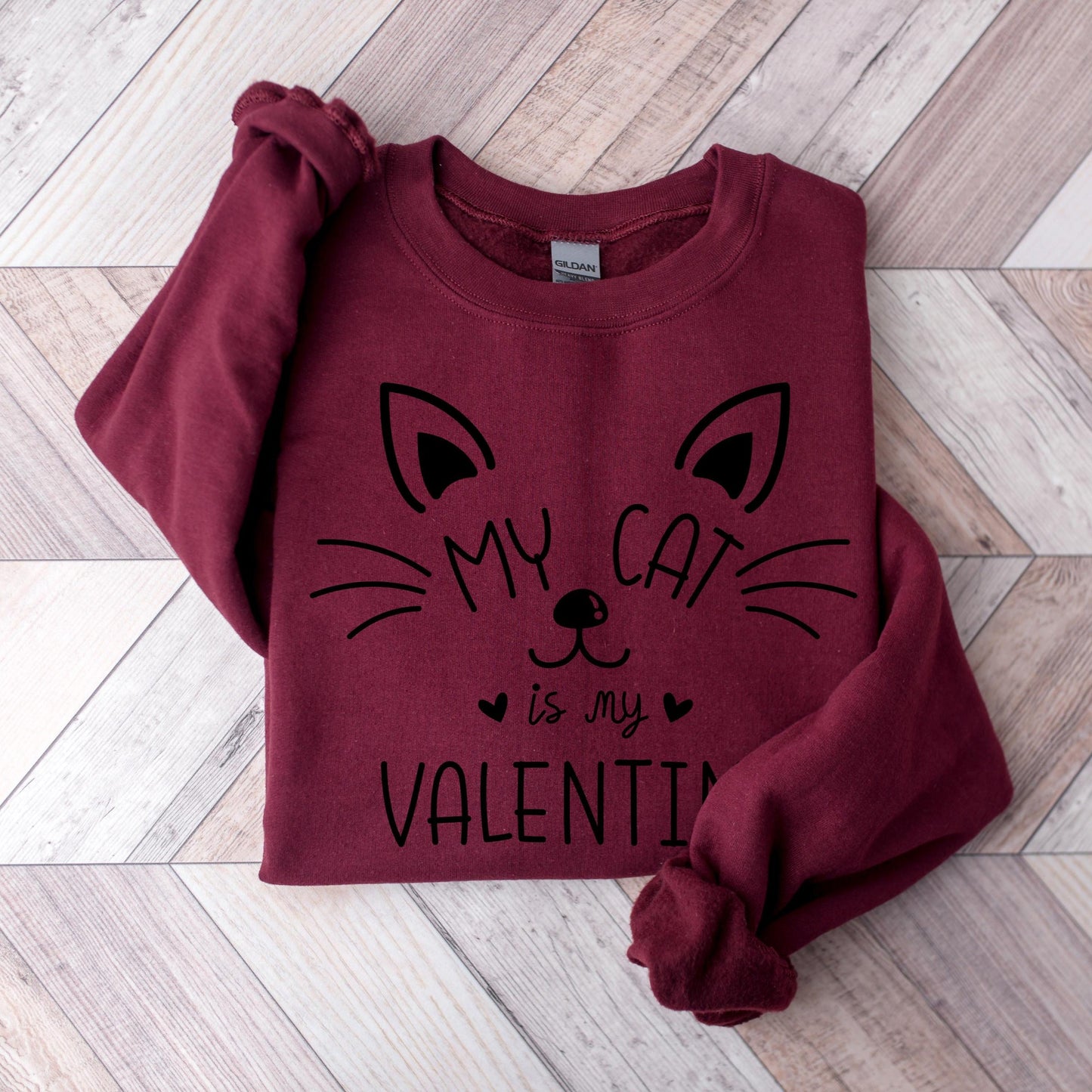 My Cat Is My Valentine Sweater V3