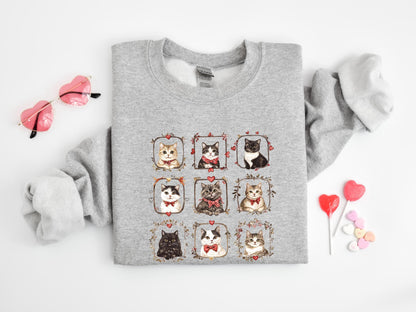 Valentines Cat Sweater V2