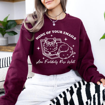 None Of Your Emails Sweater