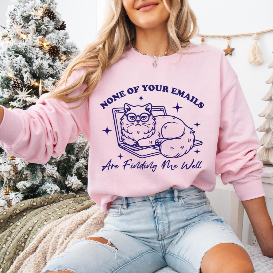 None Of Your Emails Sweater